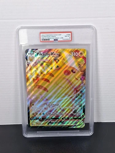 PSA 8 2021 Pokemon Crown Zenith PIKACHU VMAX #286 JUMBO Promo