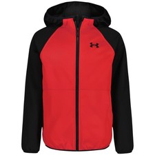 Under Armour Sim Softshell Jacket, Red, Boys 6