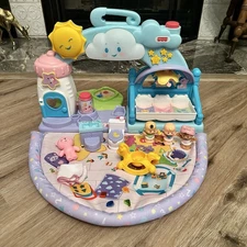 Fisher Price Little People 123 Babies Play Date Baby Nursery Smart Stages WORKS
