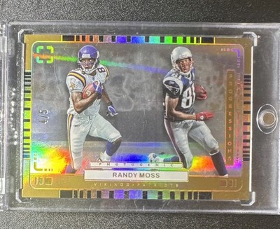 2024 Panini Photogenic - Progressions Randy Moss #6 Gold #4/5 Patriots Vikings