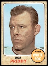 1968 TOPPS BOB PRIDDY CHICAGO WHITE SOX #391 VG/EX