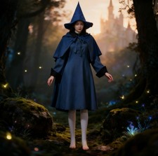 Vintage Fantasy Magical Academy Uniform - Women's Elegant School-Inspired Outfit