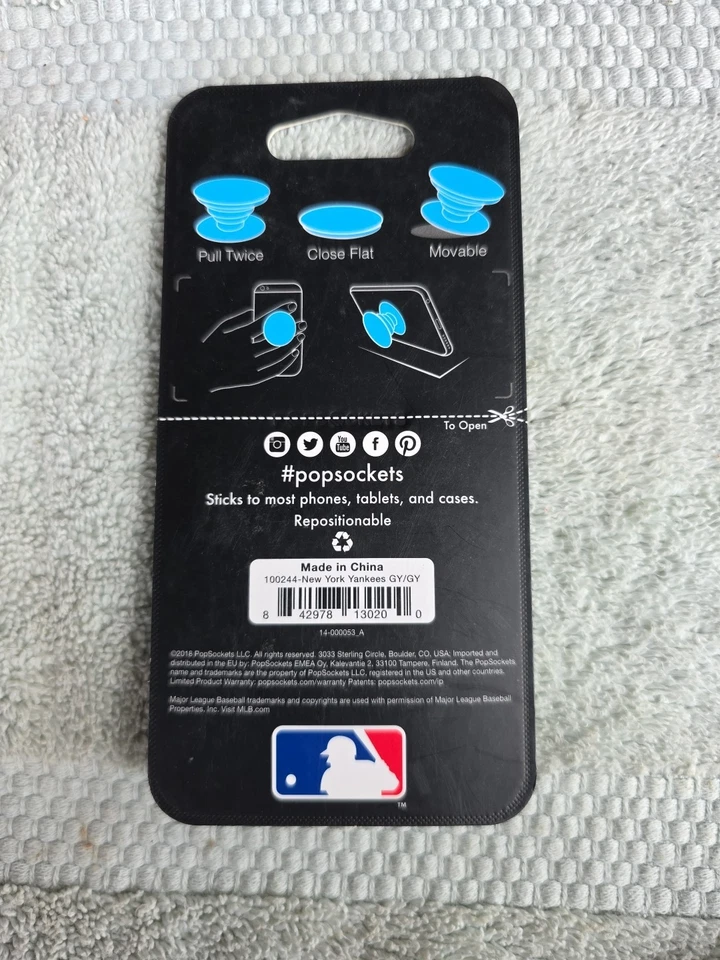 New York Yankees Popsockets PopGrip - Image 2 of 2