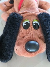 Pound Puppies Classic Plush Reddish Brown with Black Spots