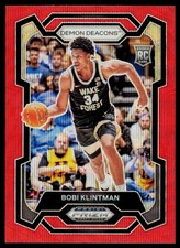 2024 Panini Prizm Draft Picks Bobi Klintman 34 Prizms Red Wave Wake Forest