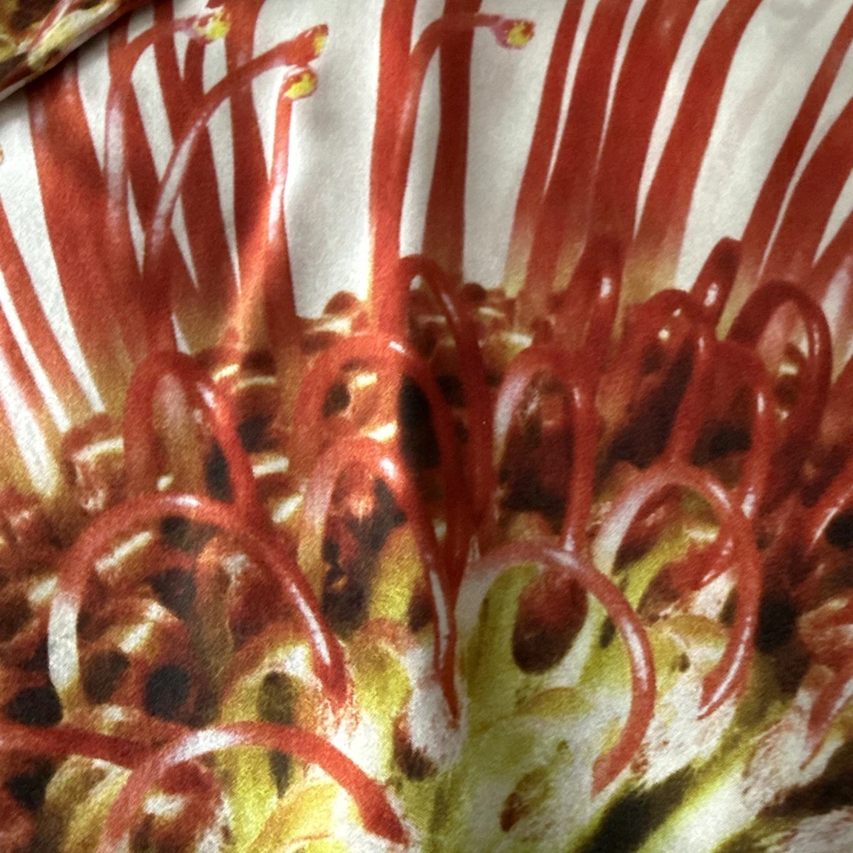 West Elm Clinton Friedman 100% Silk 2x Decorative Cushions + Down inserts 20x20 - Image 4 of 4