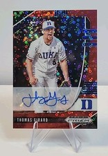 2020 Panini Prizm Draft Picks - Mason Hickman #PDP154 Red Donut Circle Prizm /99