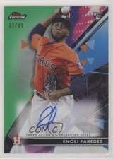 2021 Topps Finest Green Refractor 32/99 Enoli Paredes #FA-EP Auto 0m4q
