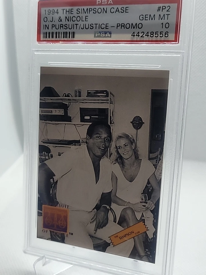1994 In Pursuit Of Justice O. J. & Nicole #P2 ПРОМО PSA 10💎💎 POP 3 🔥🔥 РЕДКАЯ💎 - Изображение 2 из 4