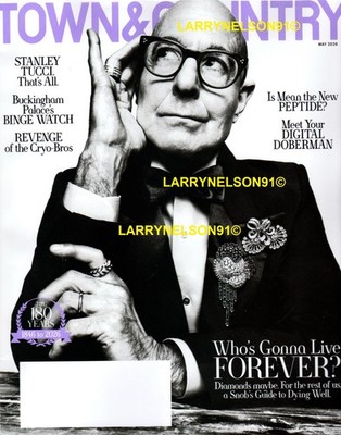 TOWN & COUNTRY MAGAZINE MAY 2026 STANLEY TUCCI REVENGE PEPTIDE DOBERMAN DYING TC