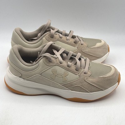 Under Armour Edge Suede Shoes Mens Size 8 Brown Athletic Sneakers 3027731-201