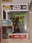Funko Pop Star Wars Boba Fett 08 Autographed By Jeremy Bulloch Beckett COA
