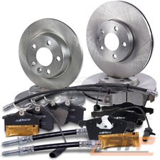 BREMSENSATZ BREMSENKIT+BREMSSCHLÄUCHE VORNE+HINTEN FÜR SEAT ALHAMBRA 7V