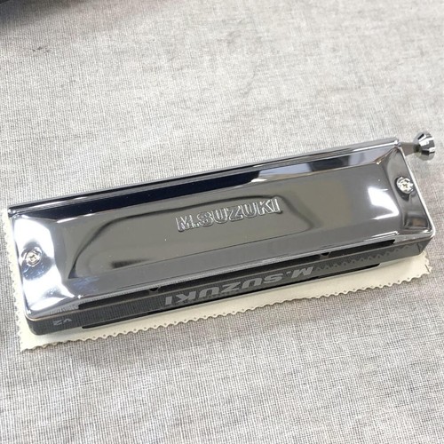 Suzuki SCX-48 Chromatix Series Harmonica C 12 Hole 48 sound Standard model case - Picture 4 of 10