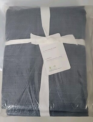 3-In-1 Pole Top Emery  Curtain Blackout Lining 50''Wide × 96''Long  Free Shipping 