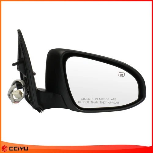 ?For 2014-2018 Toyota Corolla Mirror Black RH Side View Power Signal Lamp Heated