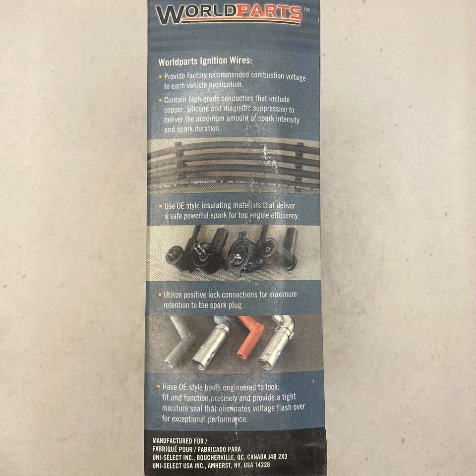 Juego de cables de encendido de bujías 27646 WORLDPARTS WE1-127646🔔 Foto 3 de 4