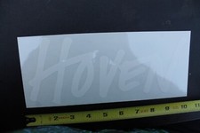 Hoven Surfboards Clear White Graffiti Original V43D Vintage Surfing STICKER