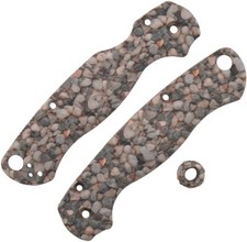 Chroma Scales Pebbles With Bead For Spyderco Paramilitary 2 Knife Made in USA