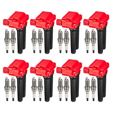 8X Ignition Coil + 16 Spark Plug for Dodge Ram 1500 2500 Durango 5.7L V8 UF504