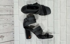 Donald J Pliner Edie Open Toe Classic Pumps Black WOMENS SIZE 7