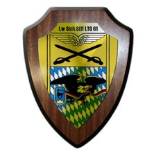 Wappenschild Sicherungsstaffel LTG 61 Luftwaffe Abzeichen Penzing Flieger #15158