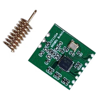 1PCS NEW CC1101 wireless module Long Distance Transmission Antenna 868MHZ