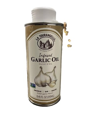 La Tourangelle Artisan Made, Infused Garlic Oil, Fresh Garlic Flavor