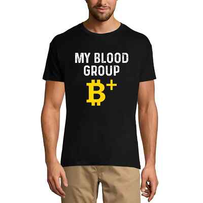 Herren Grafik T-Shirt Meine Blutgruppe bitcoin positive Traders Zitat
