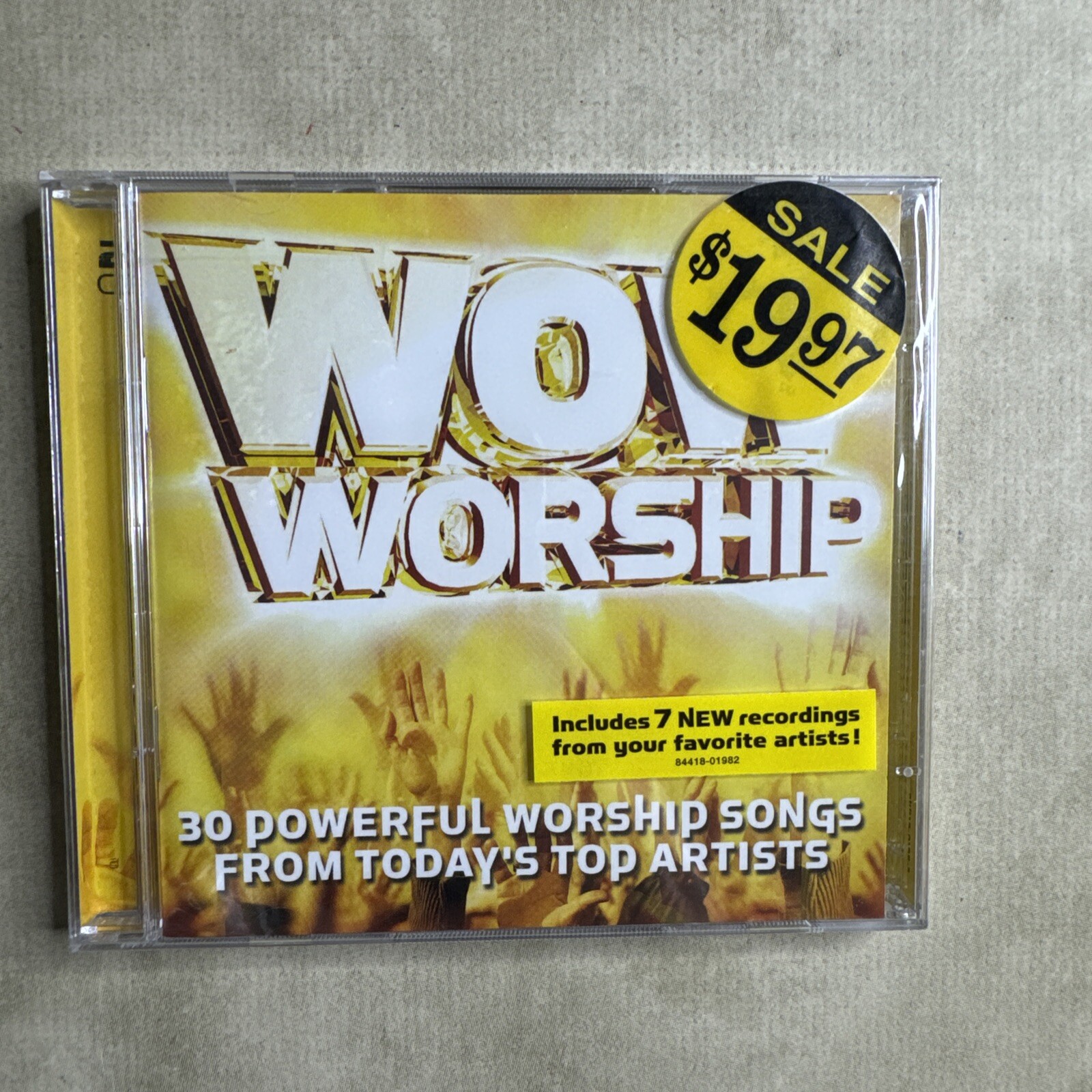 WOW Worship 2-CD Set - 33 Tracks Various Artists - 2003 - Yellow - NEW! SEALED!