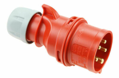 1-10 CEE Stecker Drehstromstecker Starkstrom 16A 5pol. 380/400V IP44 PCE Shark