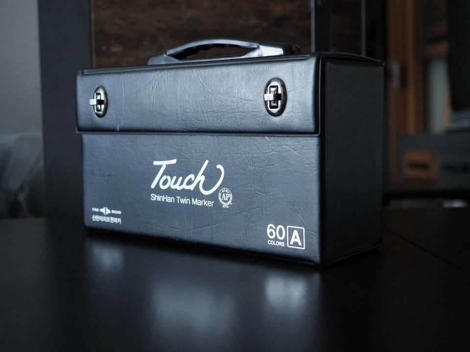 Koffer mit 60 A x Touch Art ShinHan Twin Marker Copy Marker Set A - Bild 2 von 4
