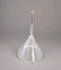 PYREX CORNING Fluted Filling Powder Funnels Narrow Stem 75mm Diam 60° Angle 6180