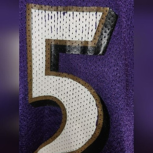 reebok JOE FLACCO #5 baltimore ravens jersey youth LARGE 14/16 - Picture 9 of 12