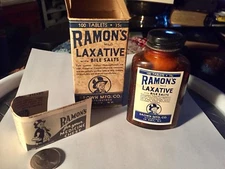 Rare Antique Medicine Only 1 On Ebay Ramon’s Laxative MIB New Old Stock