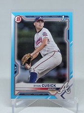 2021 Bowman Draft #BD-27 Ryan Cusick Sky Blue #/499 C2C