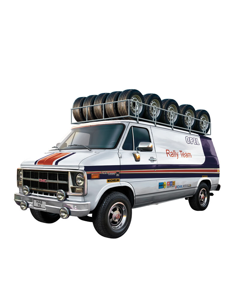 GMC VANDURA OPEL TEAM 1982-1983 1:43 New & Box diecast model rally