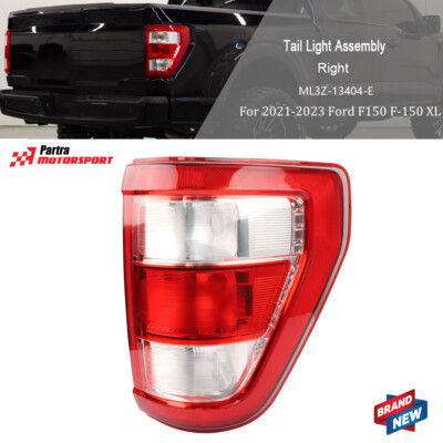 Fits Ford F150 F-150 XL 2021 2022 Right Passenger Side Tail Light Halogen Lamp E