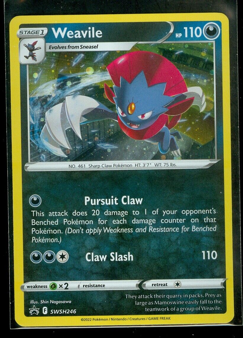 Pokémon TCG: SWSH11 Origem Perdida 2 Quad Pack - Weavile e