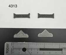 2 Pack 1/43 O Scale Sedan Length Federal Valor Lightbar Greenlight Police