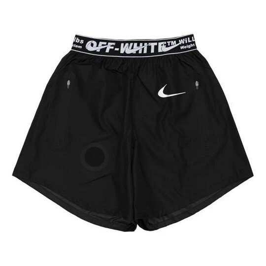 OFF WHITE X NIKE "Nike x pantaloncini da corsa bianchi sporchi ""Nero"""