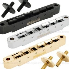 Wilkinson ABR-1 Style Wireless Tune-O-Matic Guitar Bridge w/ M4 Posts for Gibson