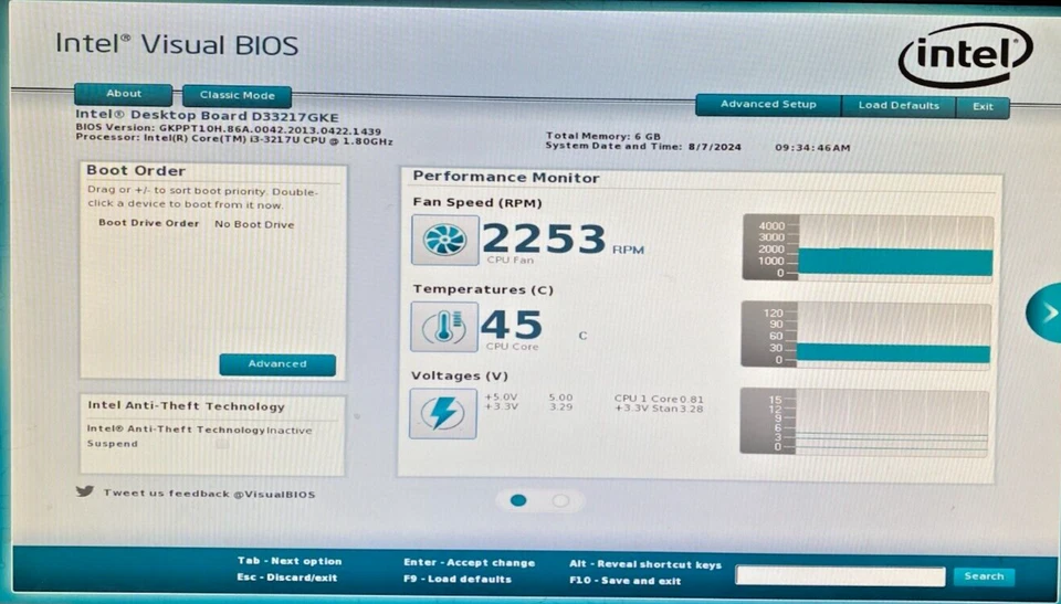 Intel NUC D33217GKE Mini PC - i3-3217U - 6GB RAM - NO SSD - NO WI-FI (OFFERS OK) - Image 2 of 3