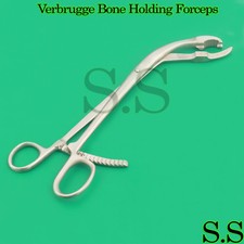 3 Pcs Veterinary Verbrugge Bone Holding Forceps 10.75  Jaws 10.5mm Surgical Tool