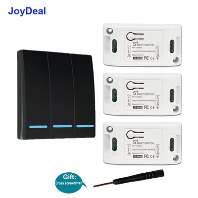 433MHz AC 220V 110V LED Nachtlicht Drucktaste 86 Wand Panel Remote Sender