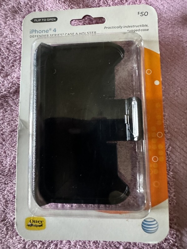 Black AT&T  iPhone 4 Otter Defender Series Holster ONLY New
