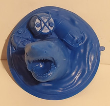 LOOTCRATE EXCLUSIVE JAWS SHARK BLUE SILICONE SINK DRAIN STOPPER PLUG UNIVERSAL