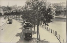CPA -69 - LYON - TRAMWAY - Train Bleu - Lyon-Neuville - Pont Mouton.