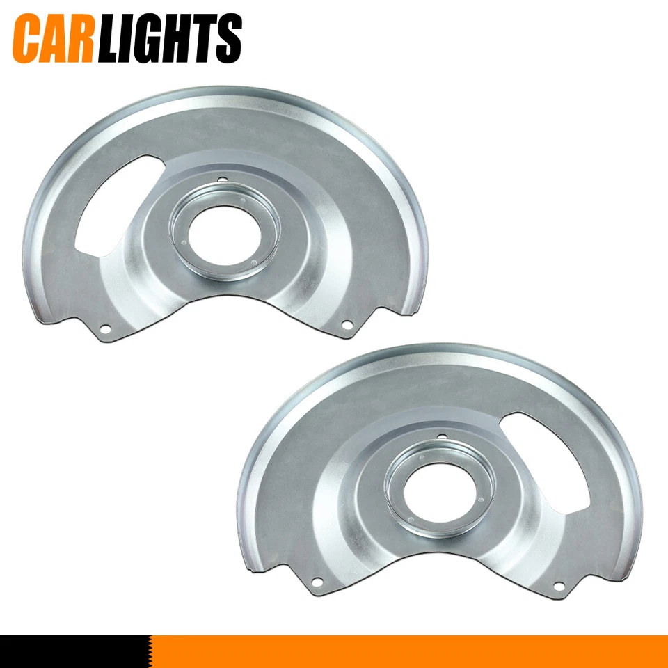 Fit For 71-87 Chevy C10 GMC C15 C1500 Disc Brake Dust Shields Backing Plates Foto 3 de 4