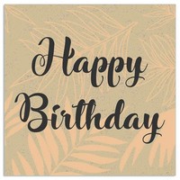Servet - Organic - Happy Birthday Toy Neu
